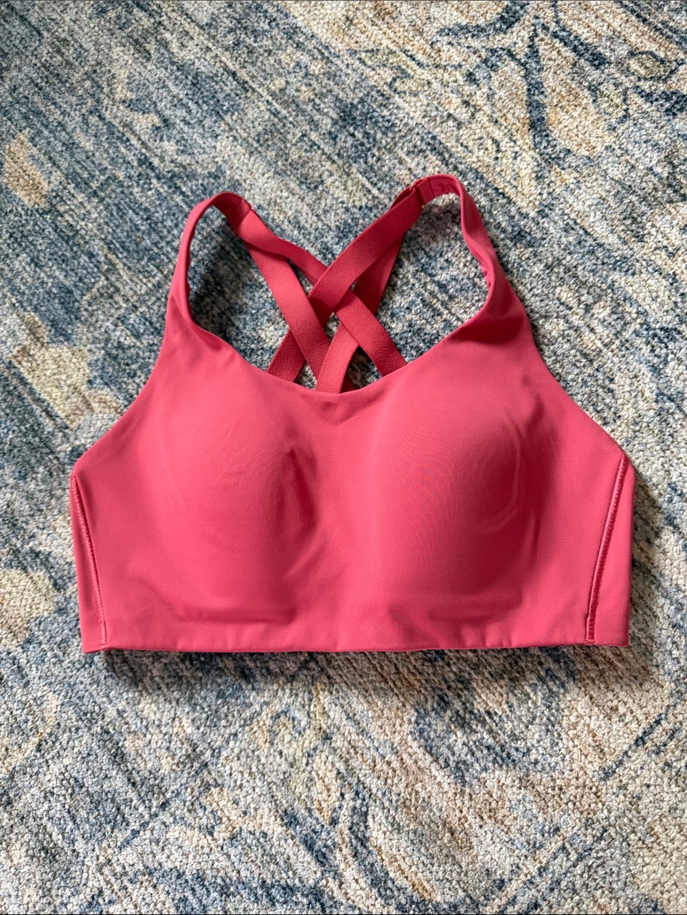 lululemon athletica Pink Crisscross Sports Bra